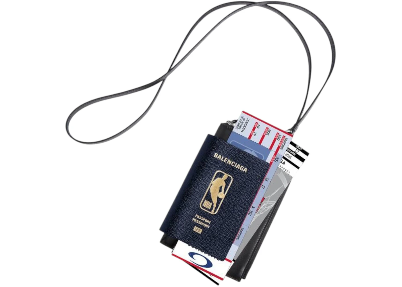 Balenciaga x NBA Passport Phone Holder Blue