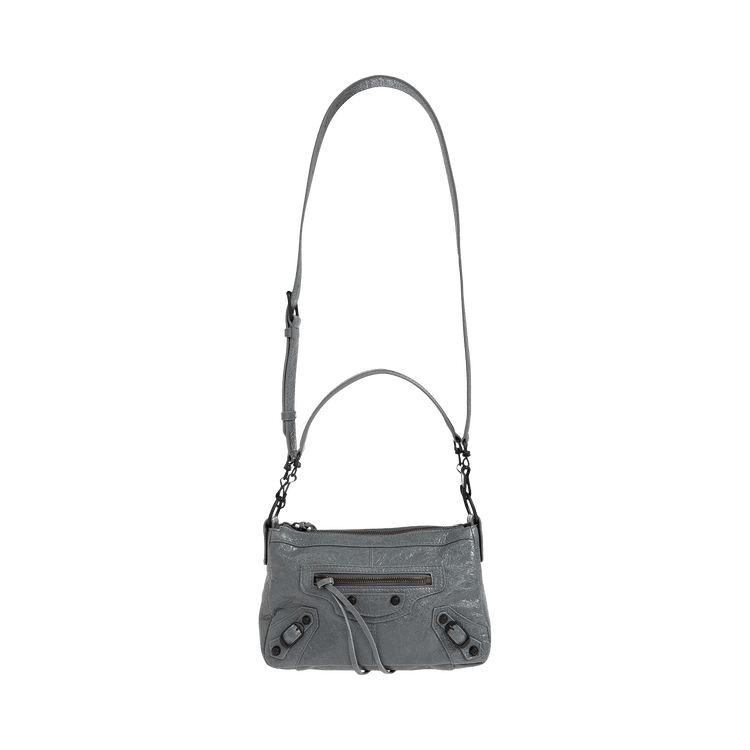 Balenciaga Le City Moto Mini Bag 'Blue Grey'
