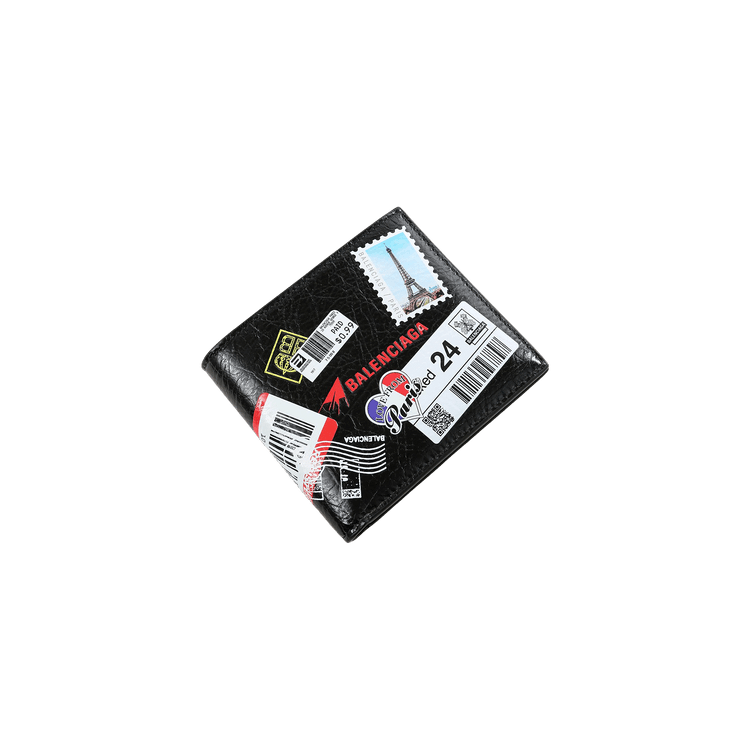 Balenciaga Cash Square Folded Wallet 'Black/Multicolor'