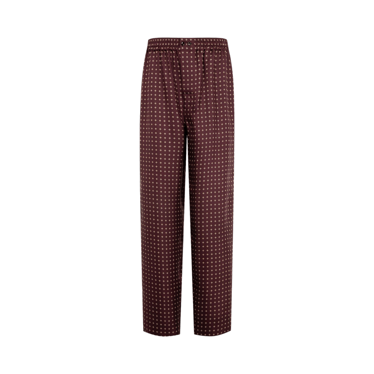 Saint Laurent Pantalon PC85 Reconduit Geomet 'Bordeaux Nude'