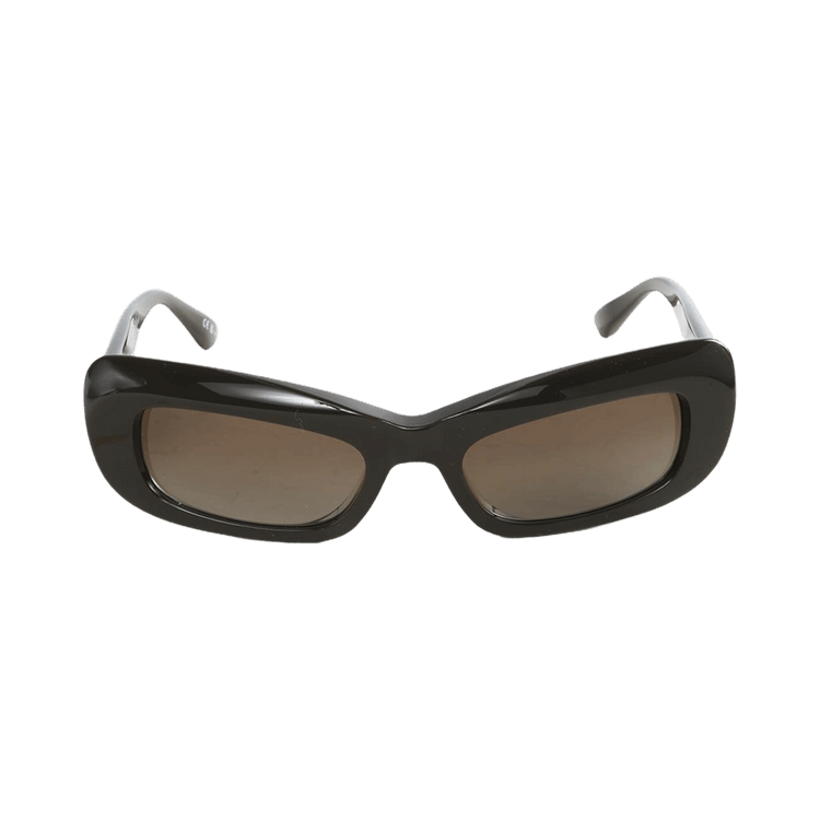 Balenciaga Diva Rectangle Sunglasses 'Dark Chocolate Brown'