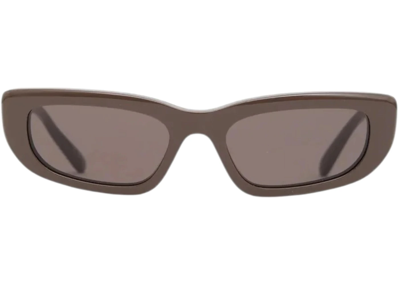 Balenciaga Women's Palma Rectangle BB0516S Sunglasses Taupe