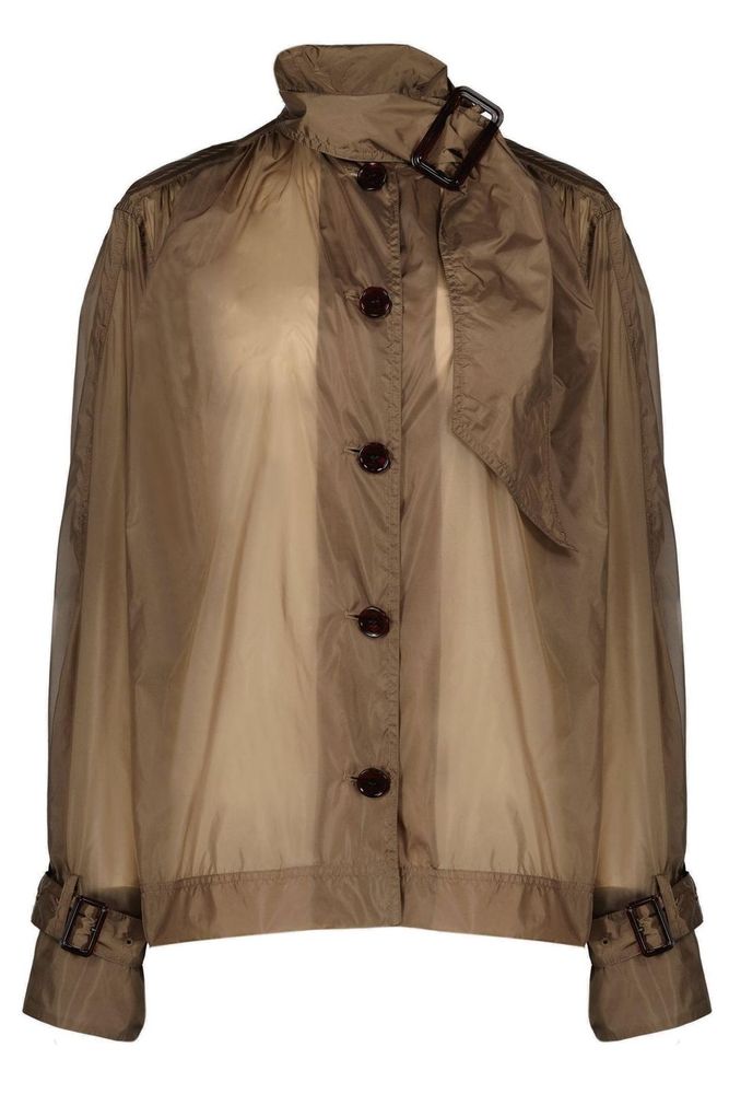 Saint Laurent Lavallière Button-Up Blouse