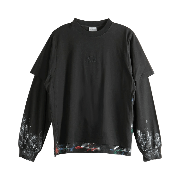 Balenciaga Double T-Shirt 'Black'