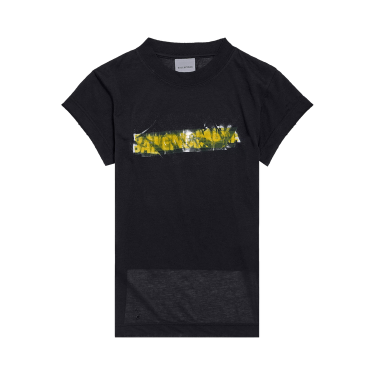 Balenciaga Logo T-Shirt 'Black'