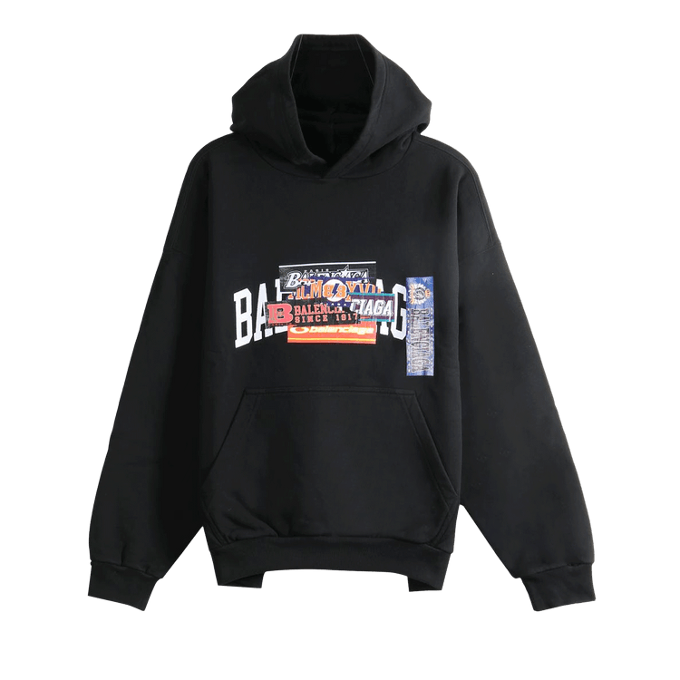 Balenciaga Medium Fit Hoodie 'Black'