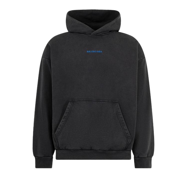 Medium Fit Hoodie '8014 Faded W Black/ Blue'