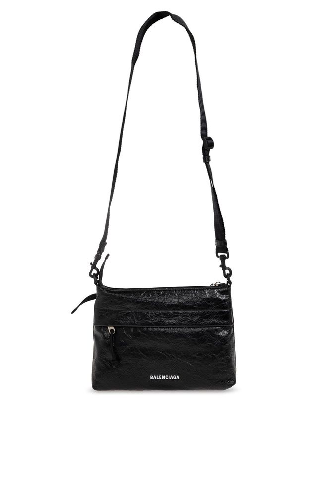 Balenciaga Explorer Double Pouch Messenger Bag