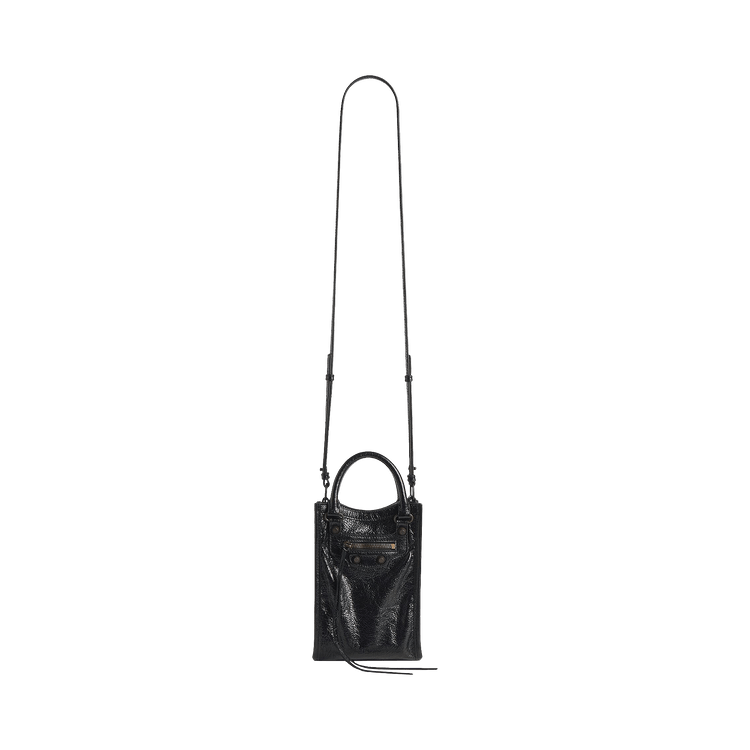 Balenciaga Le City Phone Strap With Pouch 'Black'