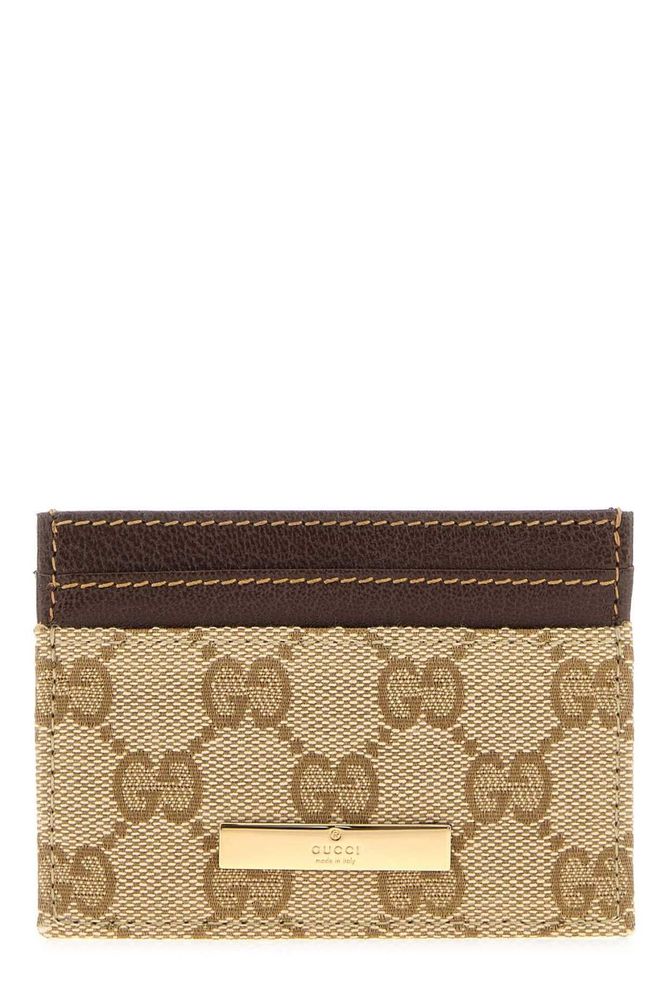 Gucci Logo Plaque Card Case