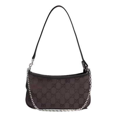 (WMNS) Gucci Gossip Small Shoulder Bag 'Dark Brown'