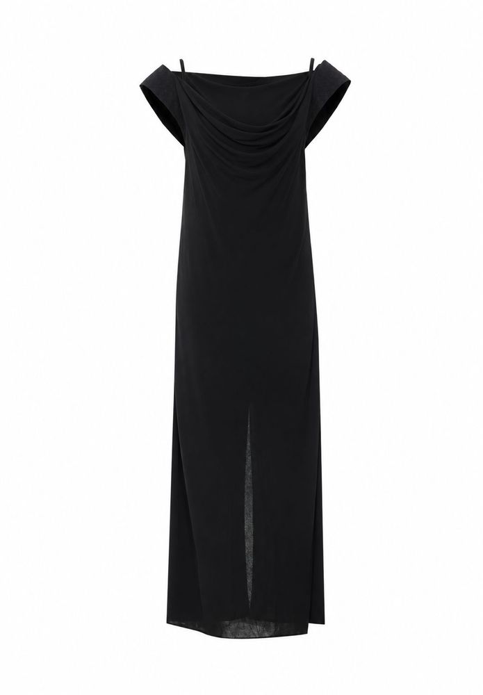 Bottega Veneta Draped Intrecciato Detail Dress