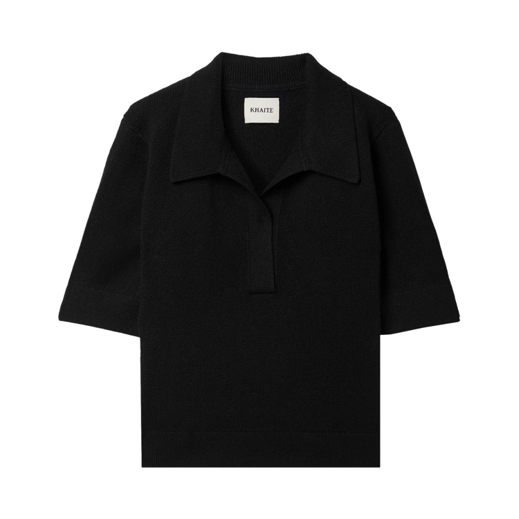 Khaite Shrunken Jo Polo 'Black'