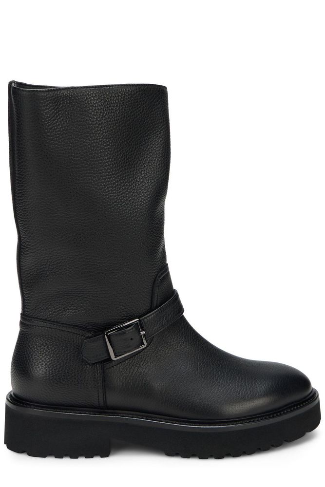 Doucal's Buckled Leather Boots