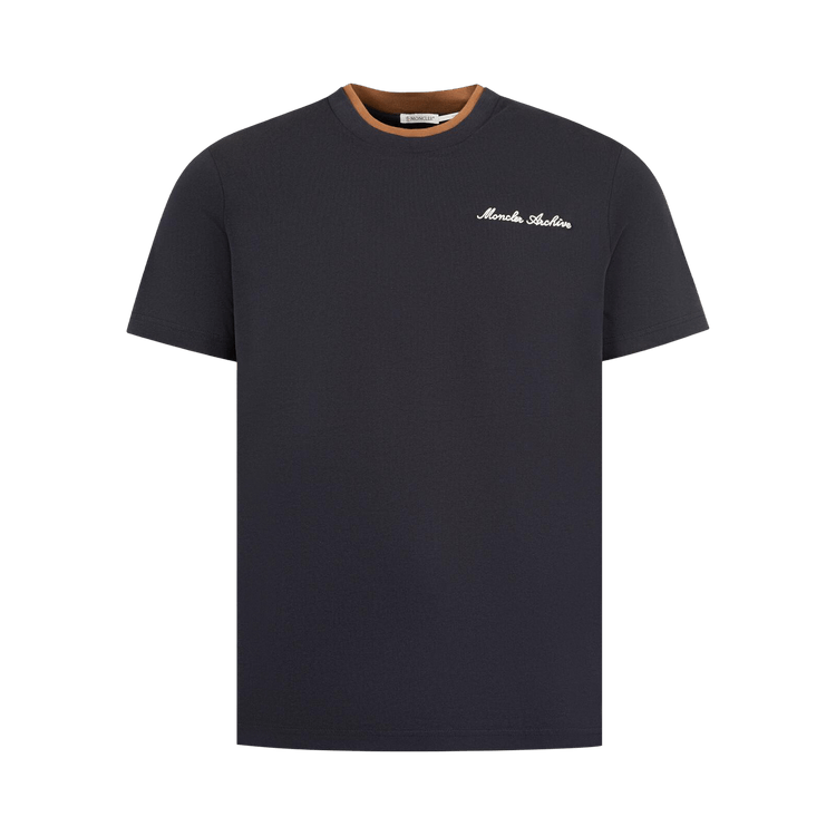 Moncler Crew Neck Short-Sleeve T-Shirt 'Navy Blue'