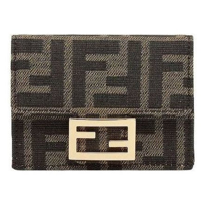 (WMNS) Fendi SS26 Baguette Micro Trifold 'Brown'