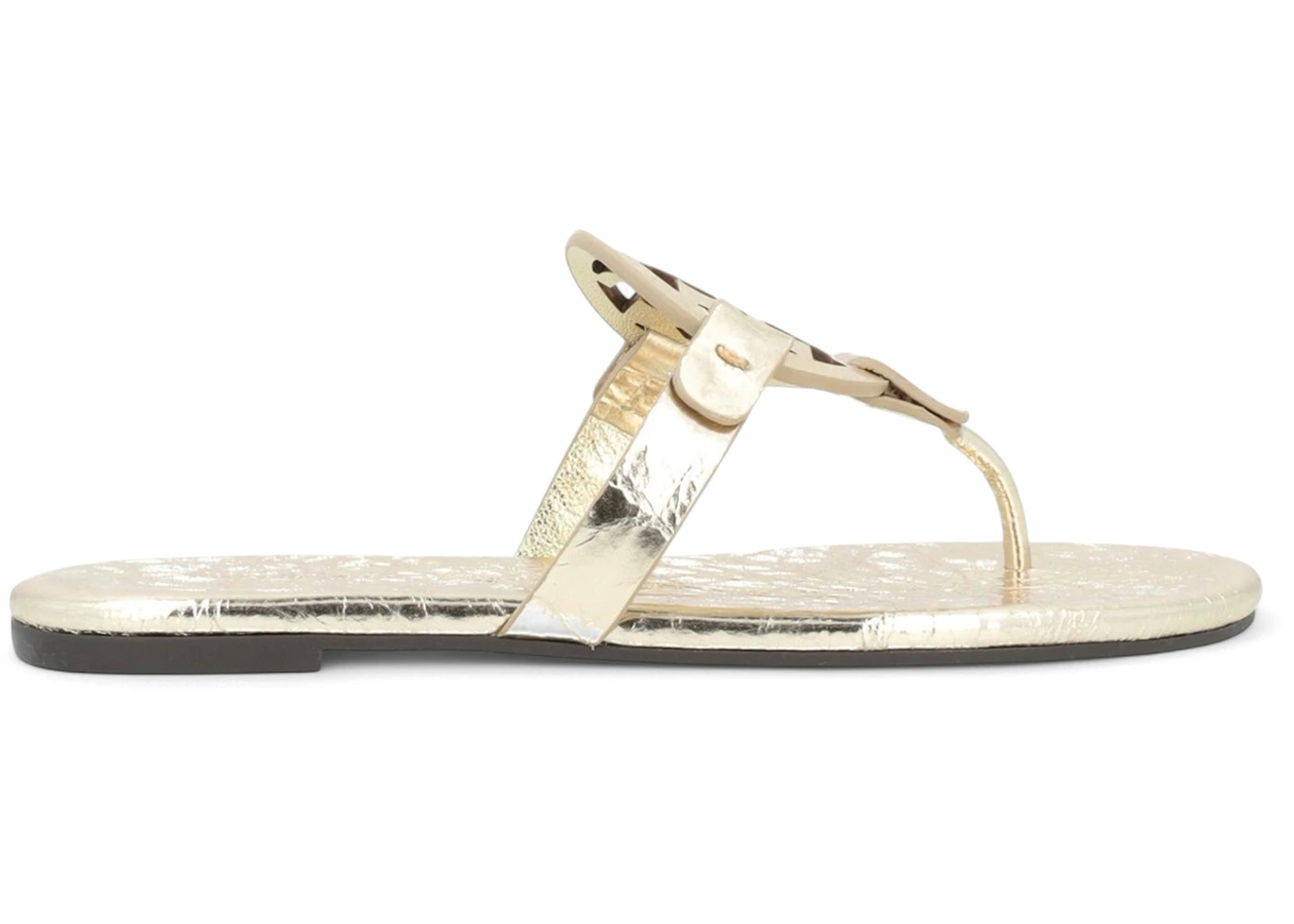 Tory Burch Miller Soft Sandals Spark Gold (Women's)
