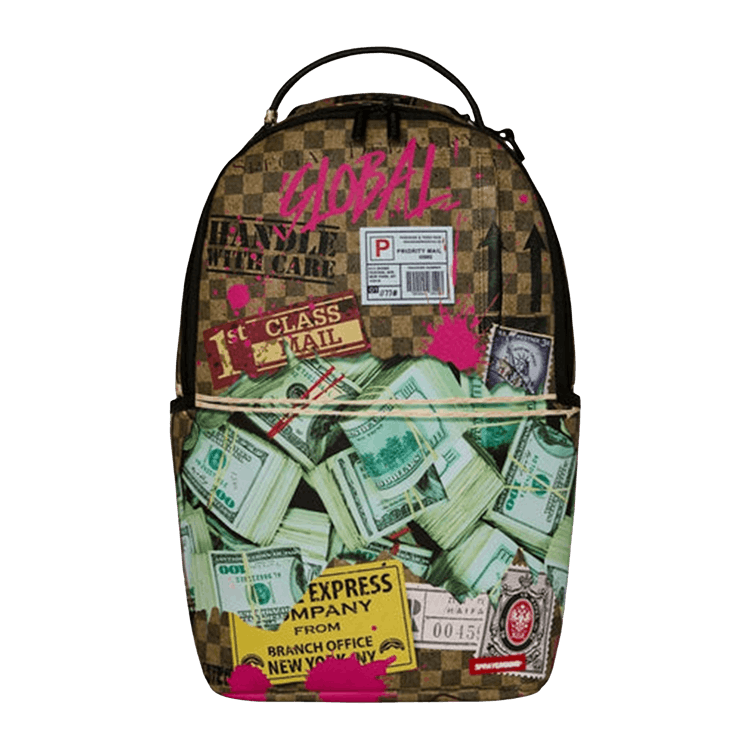Sprayground Torn Packaging DLXSV Backpack 'Brown'