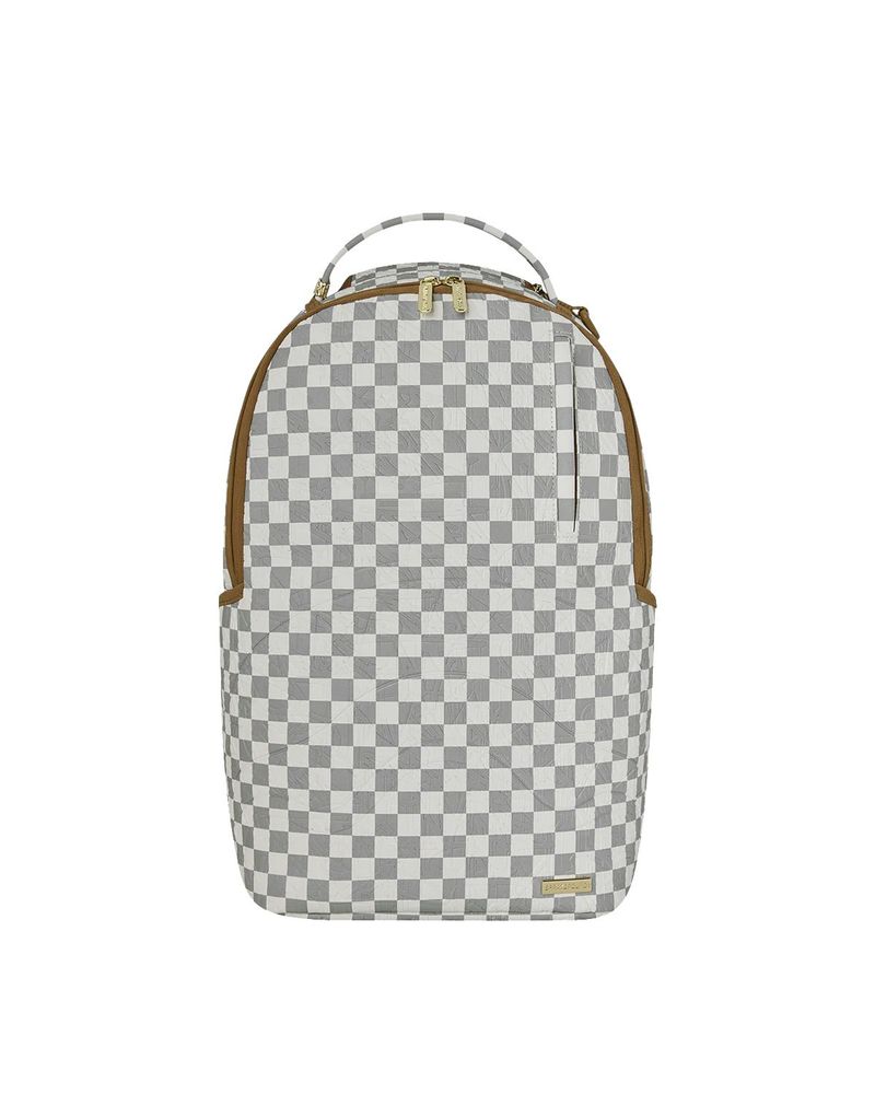 Sprayground Graff Embossed Check Backpack