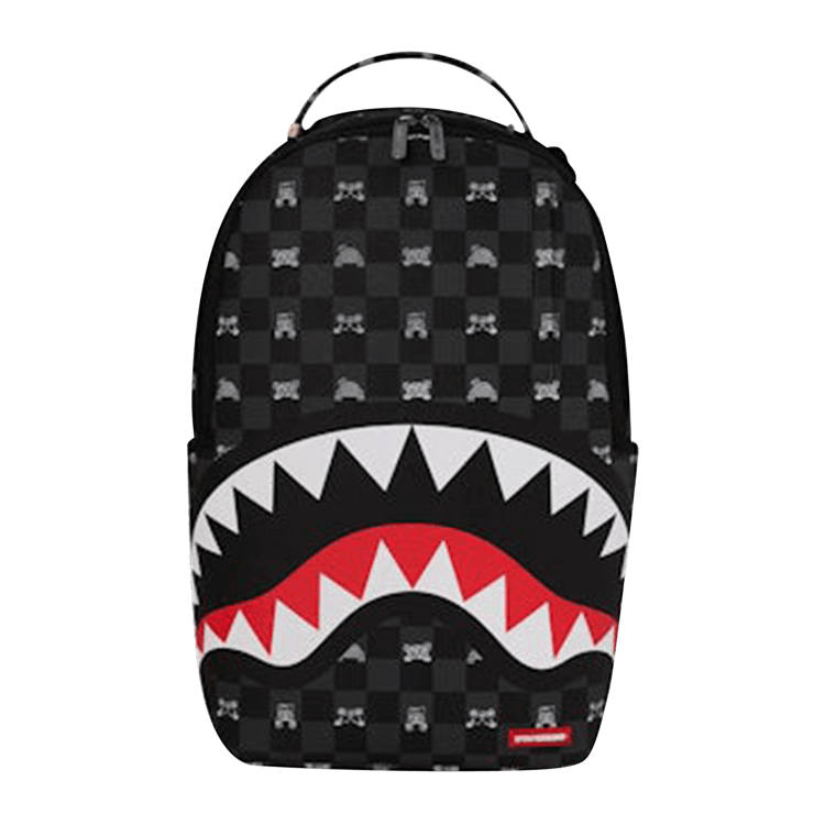 Sprayground Peeking Character Check DLXSV Bag 'Black'