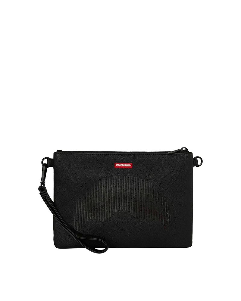Sprayground Disappearing Shark Clutch Bag