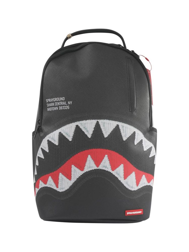 Sprayground Shark Central Embroidered Backpack