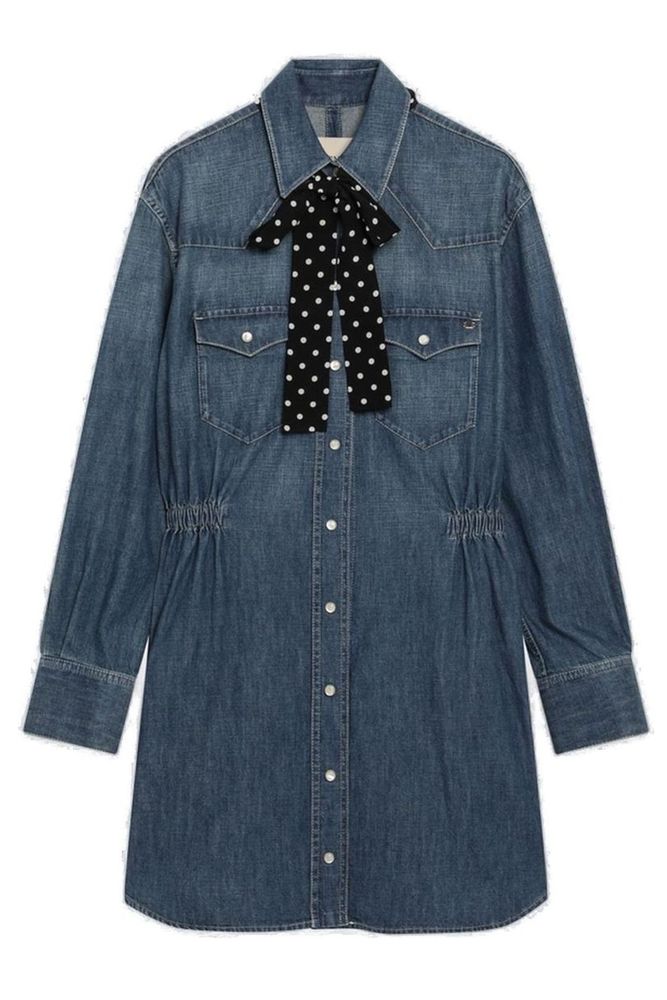 Valentino Denim Midi Dress