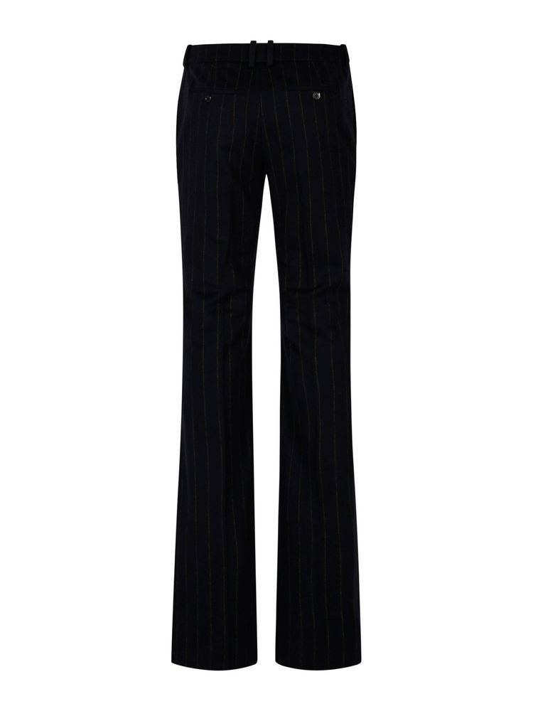 Saint Laurent Pinstriped Flared Pants