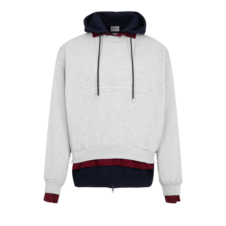 Balenciaga Layered Crewneck 'Heather Grey'