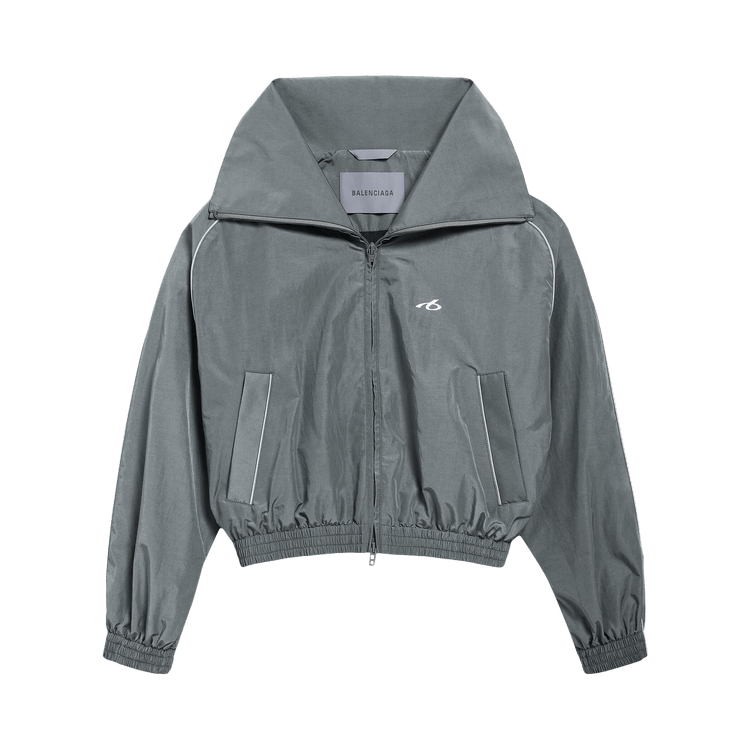 Balenciaga High Collar Tracksuit Jacket 'Elephant Grey'