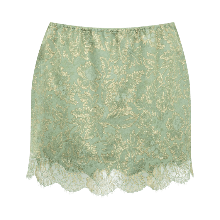 Saint Laurent Jupe 'Celadon'