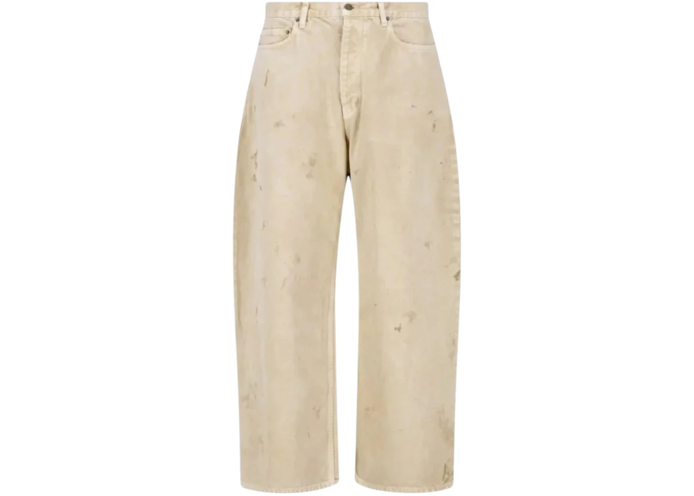 Balenciaga Relaxed Curved Jean Beige