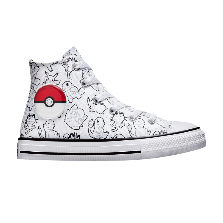 Pokemon x Converse Chuck Taylor All Star High PS 'Poke Ball'