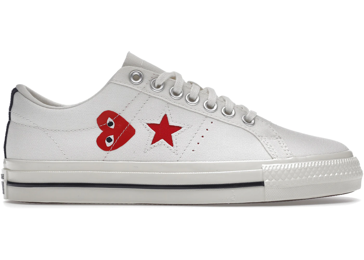 Converse One Star Ox Comme des Garcons PLAY White