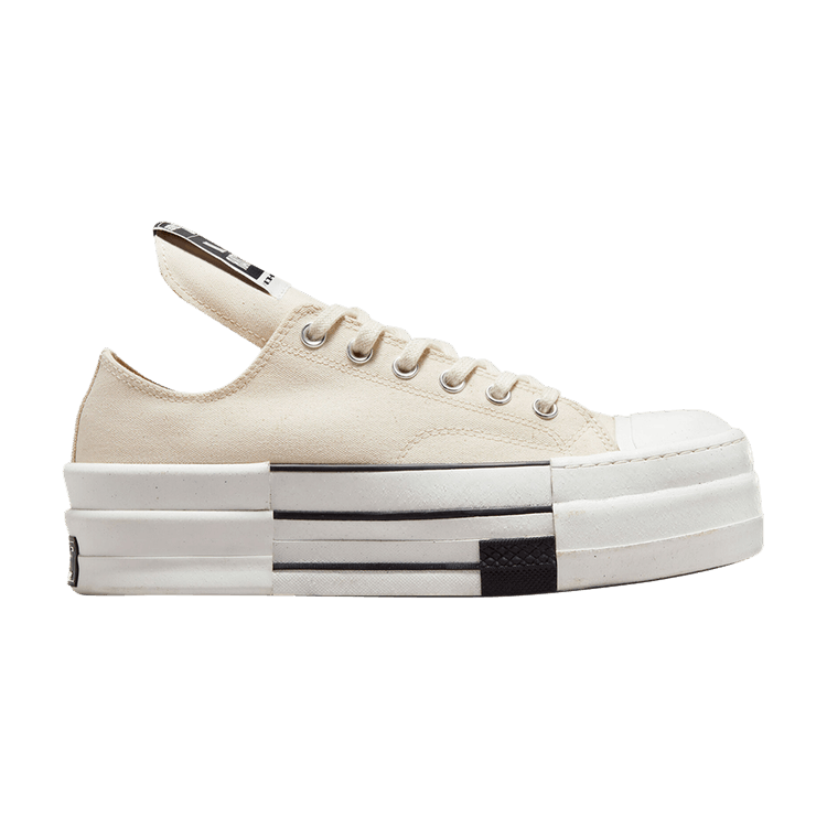 Rick Owens x Converse DRKSHDW DBL DRKSTAR Chuck 70 Low 'Natural Ivory'