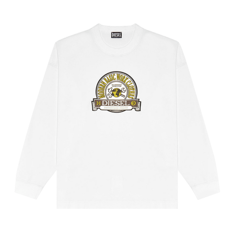 Diesel S-Patchy Sweatshirt 'White'