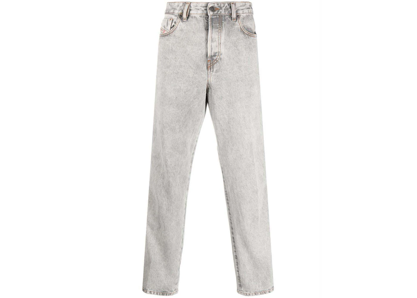 Diesel 1955 D-Rekiv 007f8 Straight Jeans Light Grey