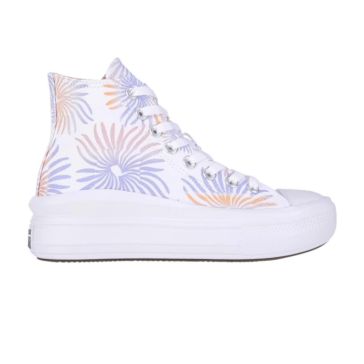 Converse Wmns Chuck Taylor All Star Move High 'Ultraviolet Peach Floral'