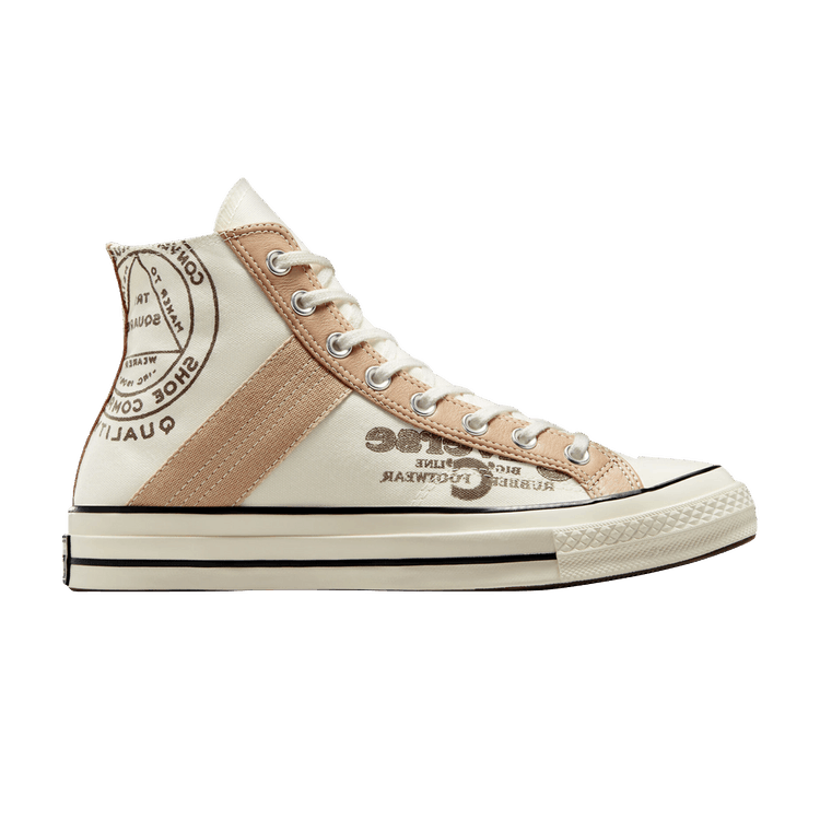 Converse Chuck 70 Leather Overlay High 'Egret Champagne Tan'