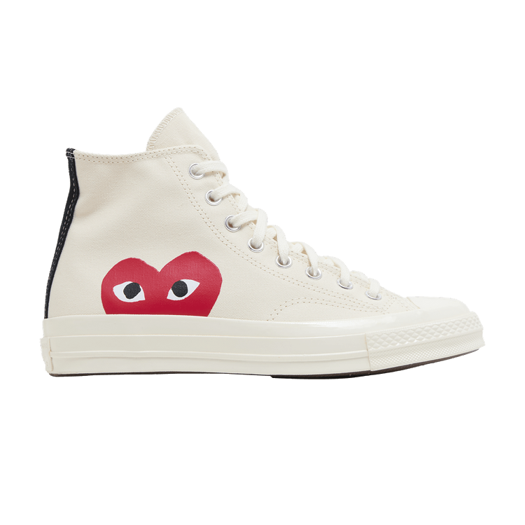 Men's Comme des Garçons Play x Converse Chuck 70 High 'Milk' 2023