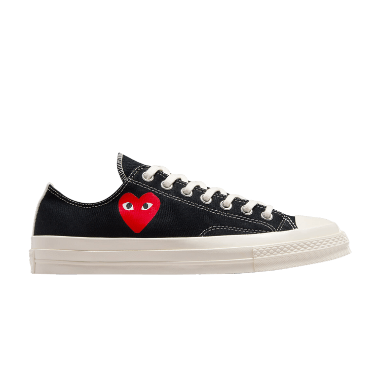 Comme des Garçons PLAY x Converse Chuck 70 Low 'Single Heart - Black'