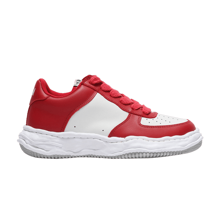 Maison Mihara Yasuhiro Wayne OG Sole Leather Low 'Red White'