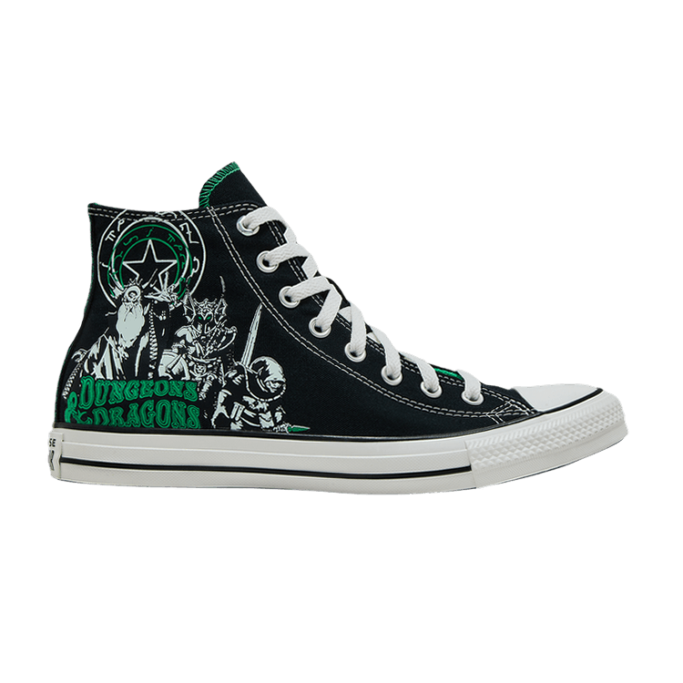 Dungeons & Dragons x Converse Chuck Taylor All Star High 'Black Green'