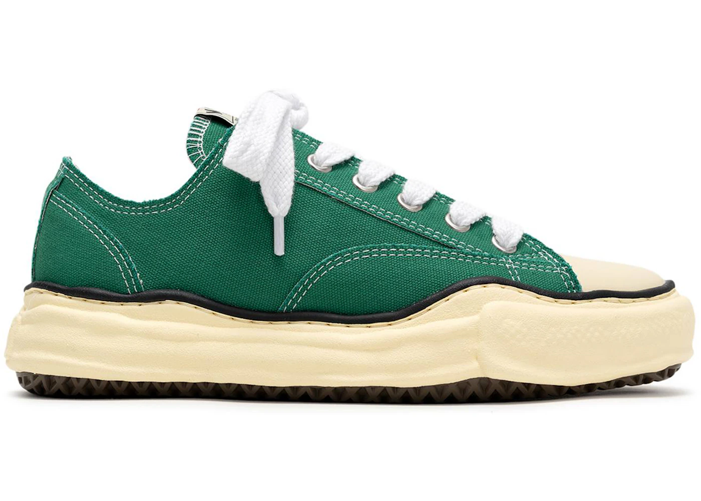 Maison Mihara Yasuhiro Peterson VL OG Sole Canvas Low CL Green