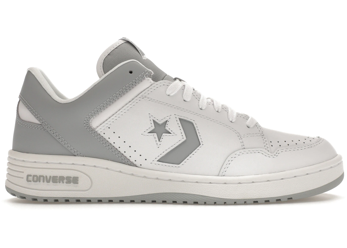 Converse Weapon Leather Ox White Wolf Grey