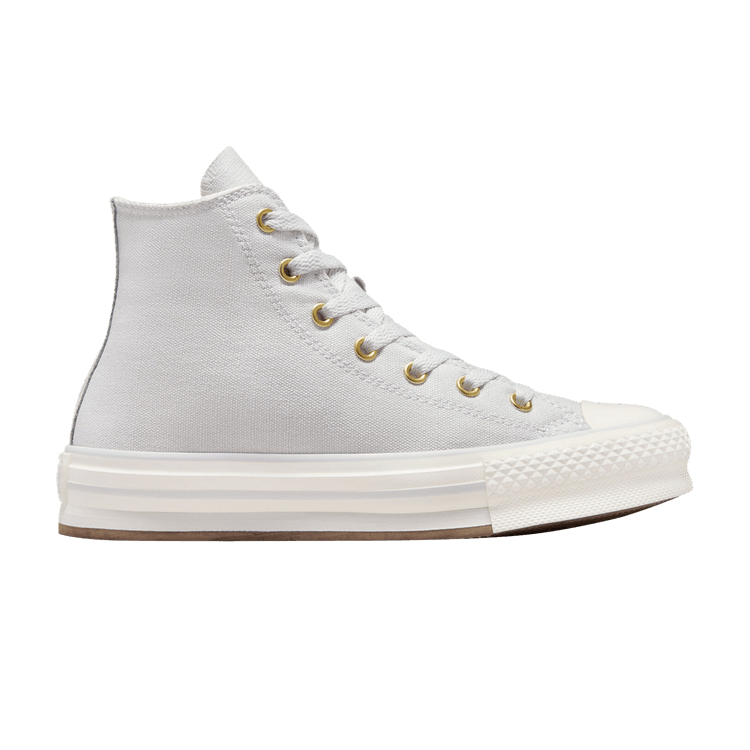 Converse Chuck Taylor All Star EVA Lift Platform High GS 'Tonal Canvas - Barely Grey'