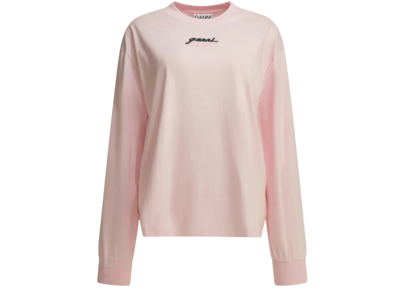 Ganni Future Crewneck T-shirt Pink