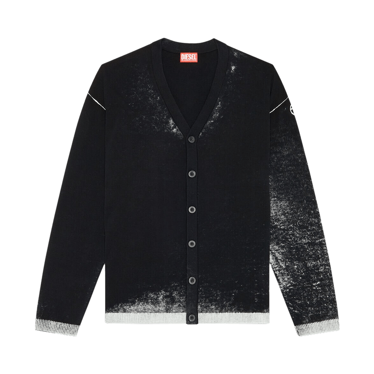 Diesel K Larence Button Up Cardigan 'Deep/Black'