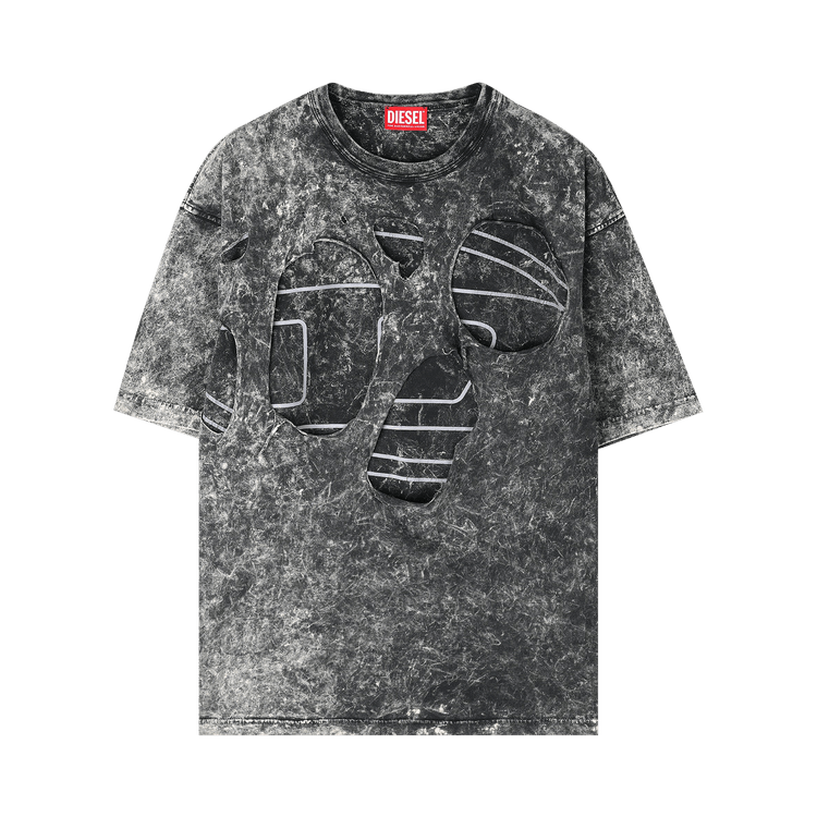 Diesel Treated T-Shirt 'Black'