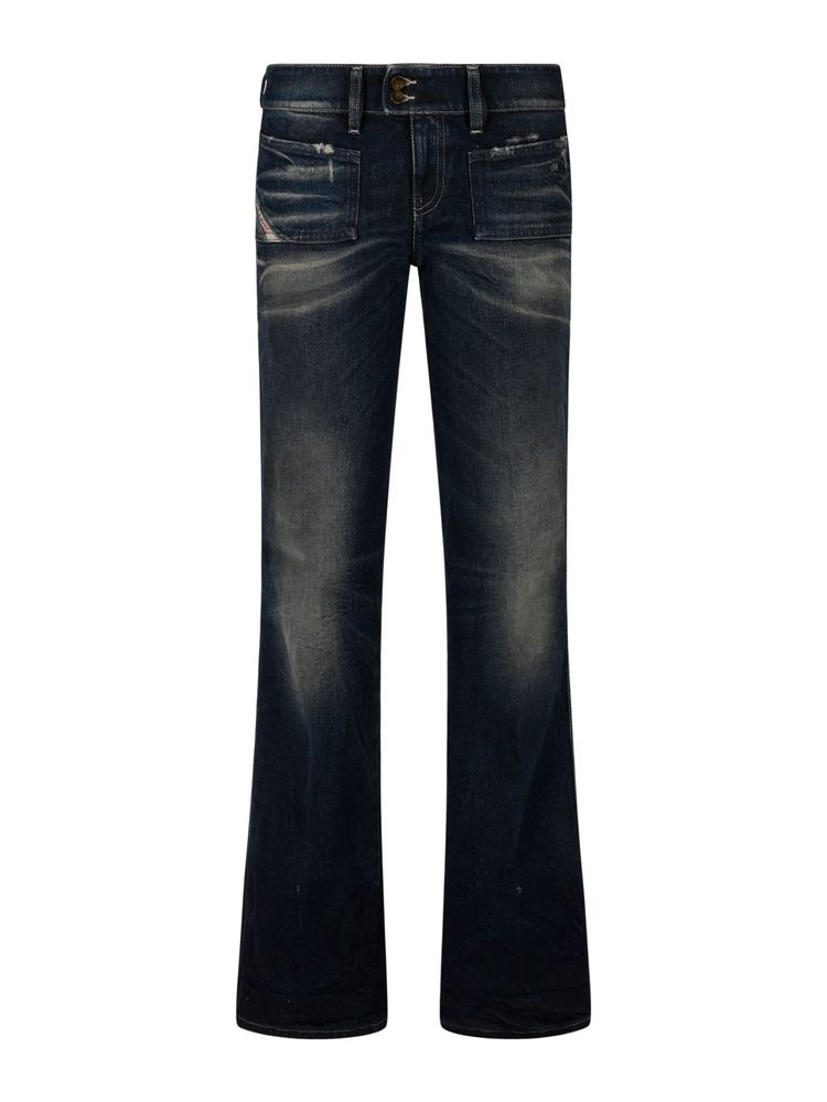 Diesel Faded Bootcut Jeans
